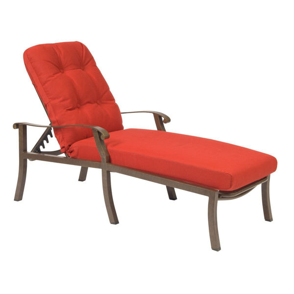 Picture of Woodard Cortland Cushion Adjustable Chaise Lounge