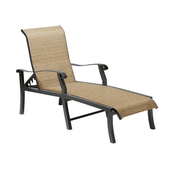 Picture of Woodard Cortland Sling Adjustable Chaise Lounge