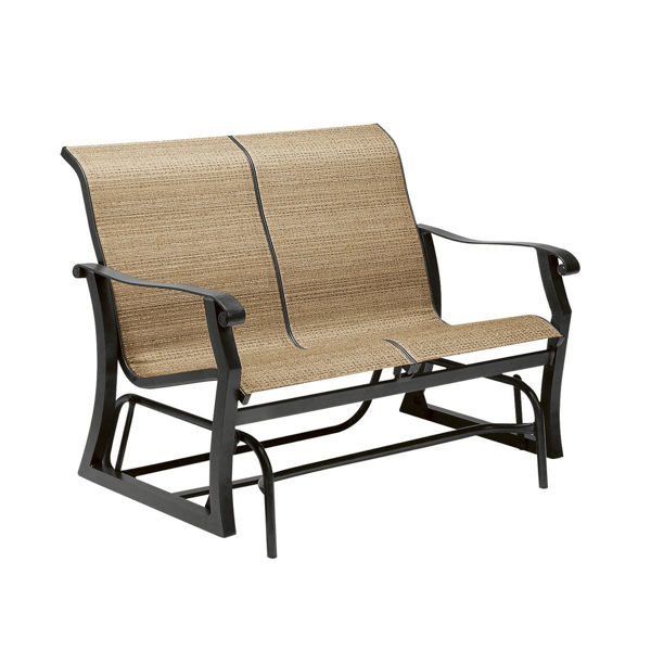 Picture of Woodard Cortland Sling Love Seat Glider