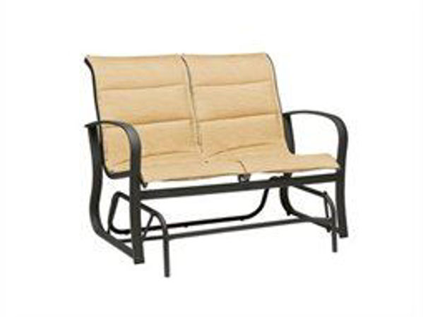 Picture of Woodard Fremont Padded Sling Love Seat Glider