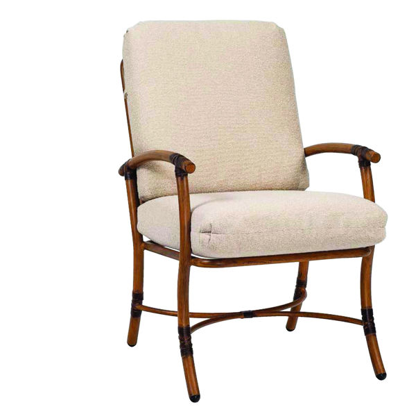 Picture of Woodard Glade Isle Cushion Dining Arm Chair