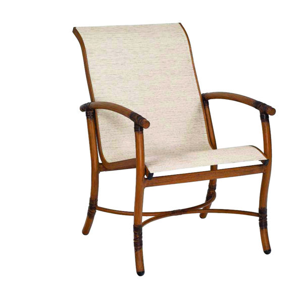 Picture of Woodard Glade Isle Sling Dining Arm Chair