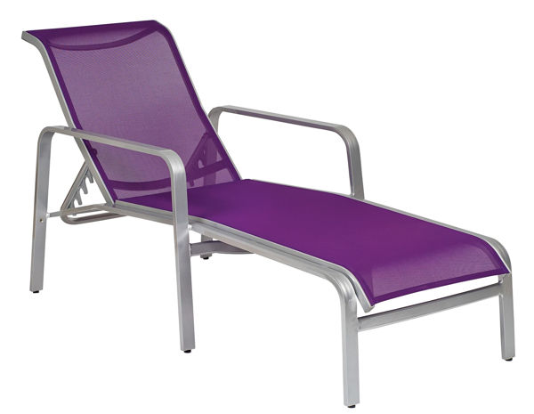 Picture of Woodard Landings Sling Adjustable Chaise Lounge Stackable