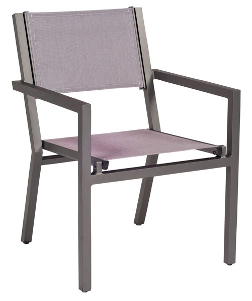 Picture of Woodard Palm Coast Dining Arm Chair Stacking