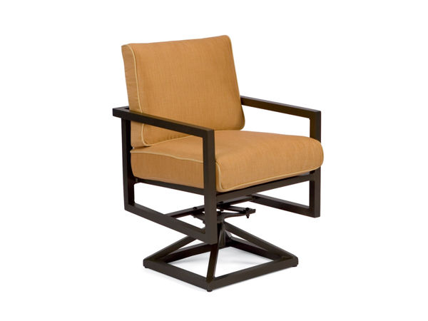 Picture of Woodard Salona Swivel Rocker Dining Arm Chair