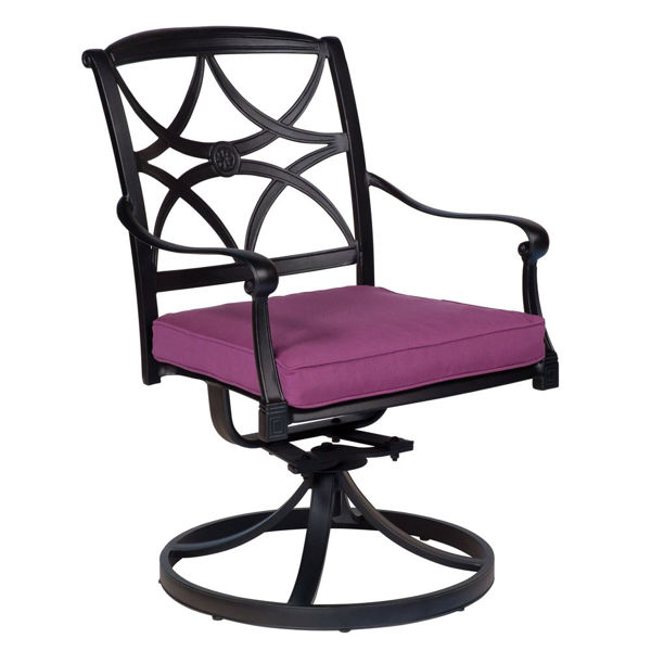 Picture of Woodard Wiltshire Dining Arm Chair with Optional Cushion