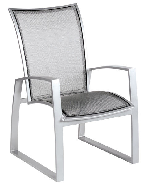 Picture of Woodard Wyatt Flex Sling Dining Arm Chair