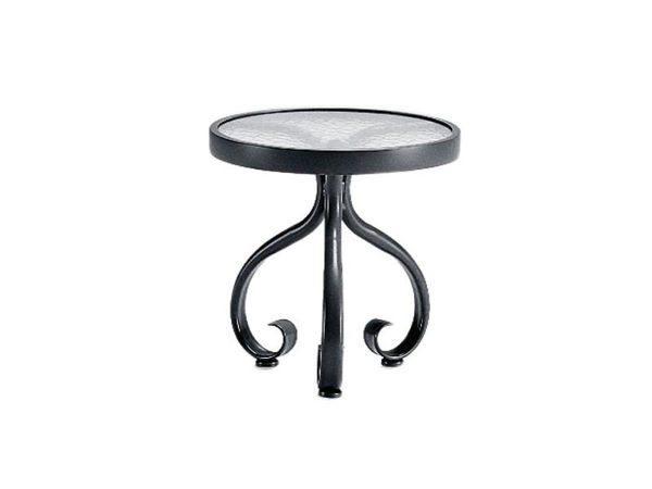 Picture of Woodard Ramsgate Tables in Aluminum with Acrylic Top 18" Round End Table