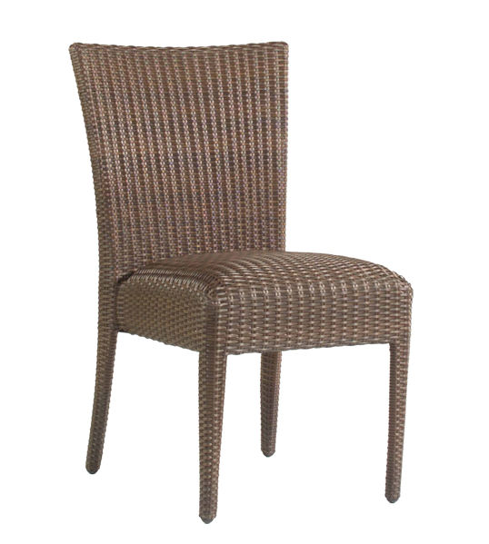Picture of Woodard All Weather Padded Seat Dining Side Chair