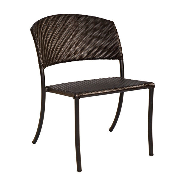 Picture of Woodard Barlow Dining Side Chair - Stackable - Dark Roast