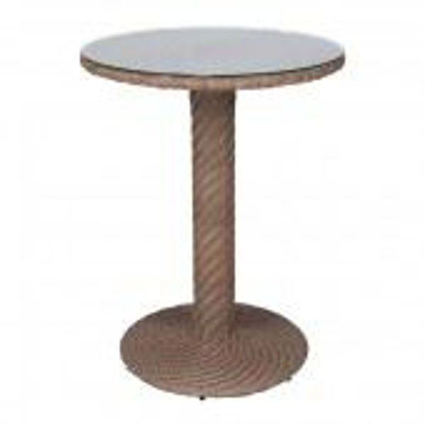 Picture of Woodard Barlow Round Bistro Table - Bronzed Teak