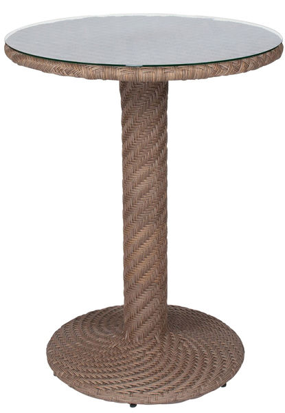 Picture of Woodard Barlow Bar Height Table - Bronzed Teak