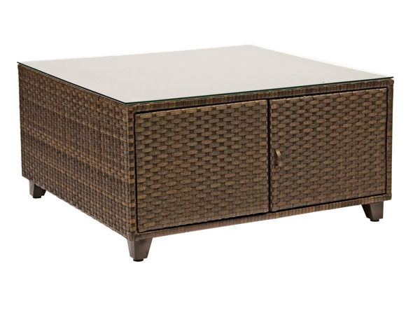 Picture of Woodard Del Cristo Coffee Table with Glass Top