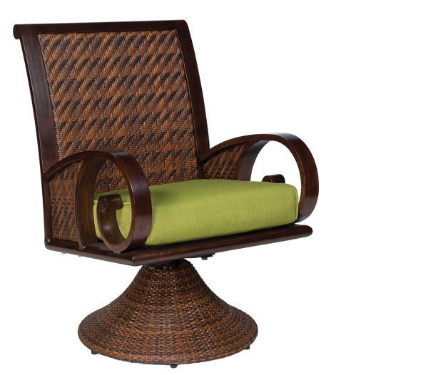 Picture of Woodard North Shore Swivel Rocking Dining Arm Chair
