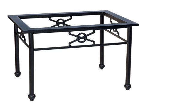 Picture of Woodard Aluminum Delphi Rectangular Coffee Table Base