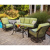 Picture of Hanover Orleans 4-Piece Seating Set - Brown/ Green