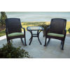Picture of Hanover Orleans 5-Piece Rocker Set with Cushions - Brown
