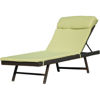 Picture of Hanover Orleans Chaise Lounge Chair with Cushion - Brown