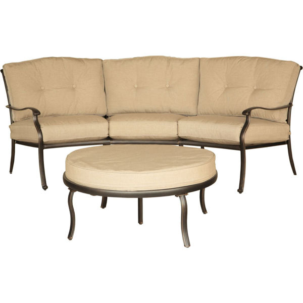 Picture of Hanover Traditions 2-Piece Seating Set - Brown / Tan