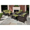 Picture of Hanover Strathmere 6-Piece Seating Set - Brown / Green
