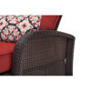 Picture of Hanover Strathmere Chaise Lounge Chair - Brown / Red