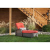 Picture of Hanover Strathmere Chaise Lounge Chair - Brown / Red