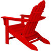 Picture of Hanover All-Weather Adirondack Chair with Ottoman - Sunset Red