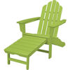 Picture of Hanover All-Weather Adirondack Chair with Ottoman - Lime
