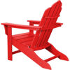 Picture of Hanover All-Weather 5pc Adirondack Chat Group - White/Sunset Red