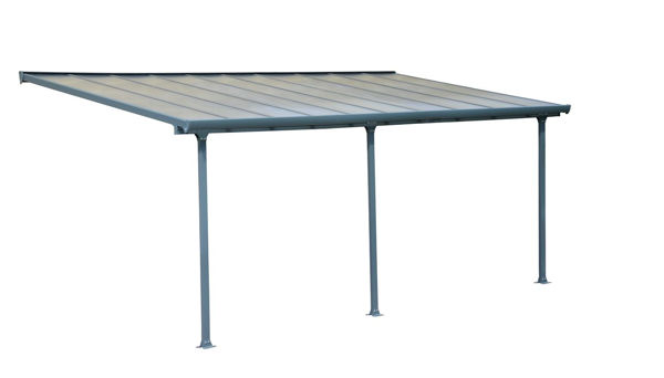 Picture of Poly Tex Feria Patio Cover 10 x 20 - Gray