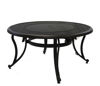 Picture of Outdoor Great Room 42" Black Glass Table