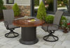 Picture of Outdoor Great Room Colonial Fire Pit Table with Artisan Top