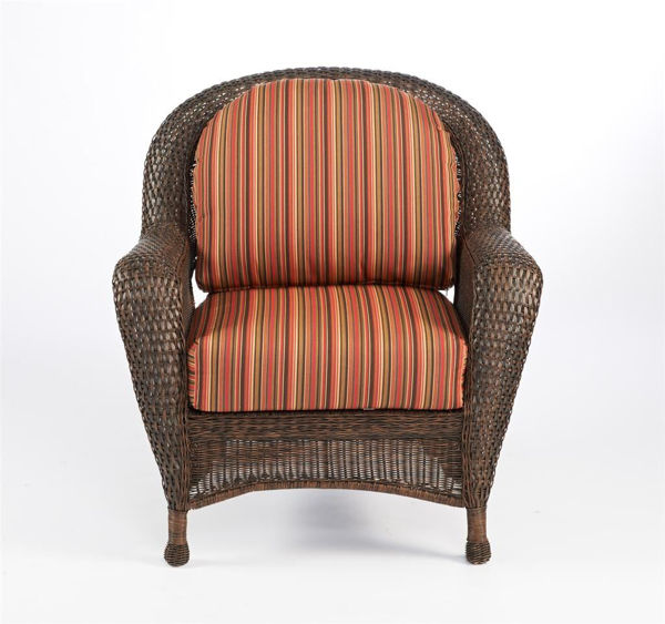 Picture of Outdoor Great Room Chair Cushions in Dorsette Cherry