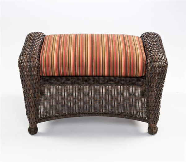 Picture of Outdoor Great Room Ottoman Cushion in Dorsette Cherry 