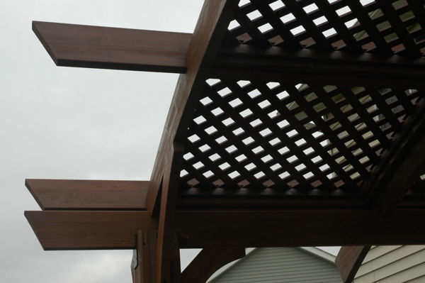 Picture of Outdoor Great Room Sonoma 12 Mocha Lattice
