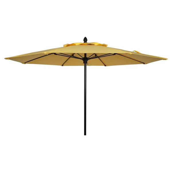Picture of FiberBuilt 8 Ft Lucaya Umbrellas Push up  Lift - Black Finish