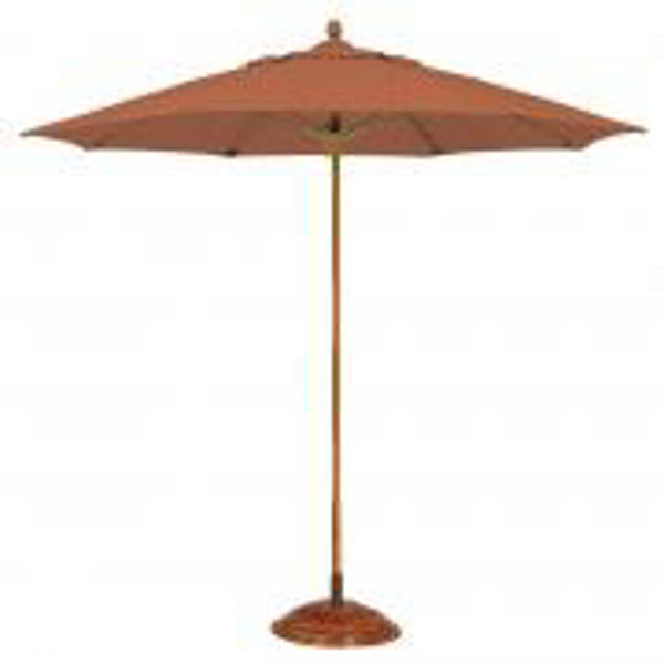 Picture of FiberBuilt 6 Ft Lucaya Umbrellas Push up Lift - Sahara Finish