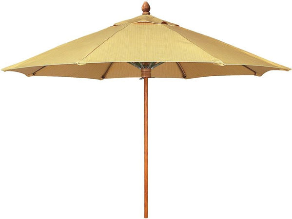 Picture of FiberBuilt 11 Ft Bridgewater Umbrella Pulley And Pin Lift - Chestnut Finish