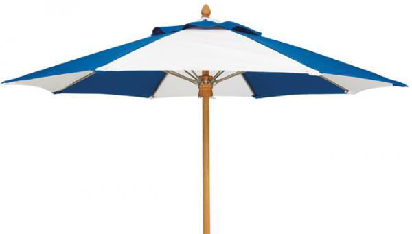 Picture of FiberBuilt 11 Ft Augusta Umbrella Pulley And Pin Lift - Teak Finish