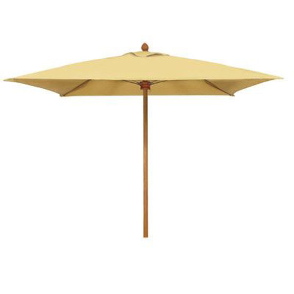 Picture of FiberBuilt 7 Ft Augusta Umbrella Push up Lift - Aged Teak Finish