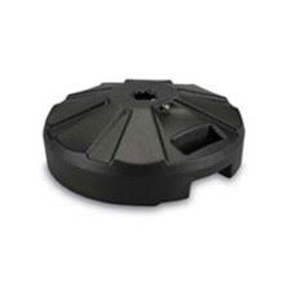 Picture of FiberBuilt Plastic 16 " Diameter Umbrella Base - Black Finish