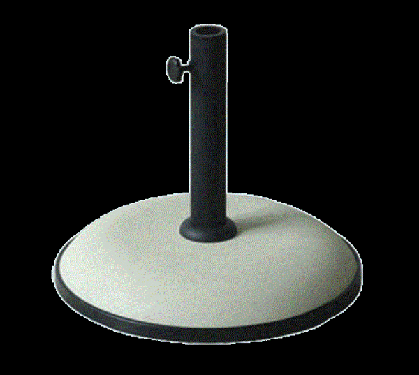 Picture of FiberBuilt Concrete 19 " Diameter Umbrella Base - White Finish