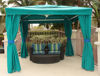 Picture of FiberBuilt Pavilion-Oceana 10 ft Umbrella with canopy - side walls