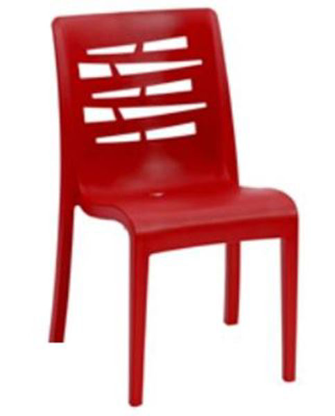 Picture of Grosfillex Essenza Stacking Chair In Red Pack Of 16