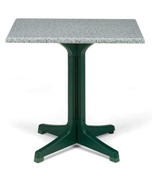 Picture of Grosfillex 24' X 32' Table Top Without Umbrella Hole In Granite Green Pack Of 1