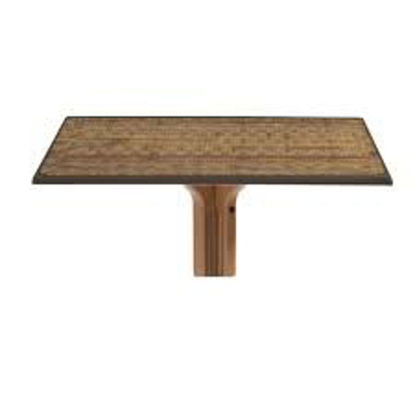 Picture of Grosfillex 24' X 32' Table Top Without Umbrella Hole In Wicker Pack Of 1