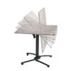 Picture of Grosfillex Aluminum Tilt Top Base 200 In Silver Gray Pack Of 1