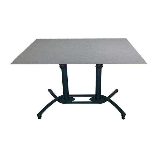 Picture of Grosfillex Aluminum Tilt Top Lateral Table Base 100 In Black Pack Of 1