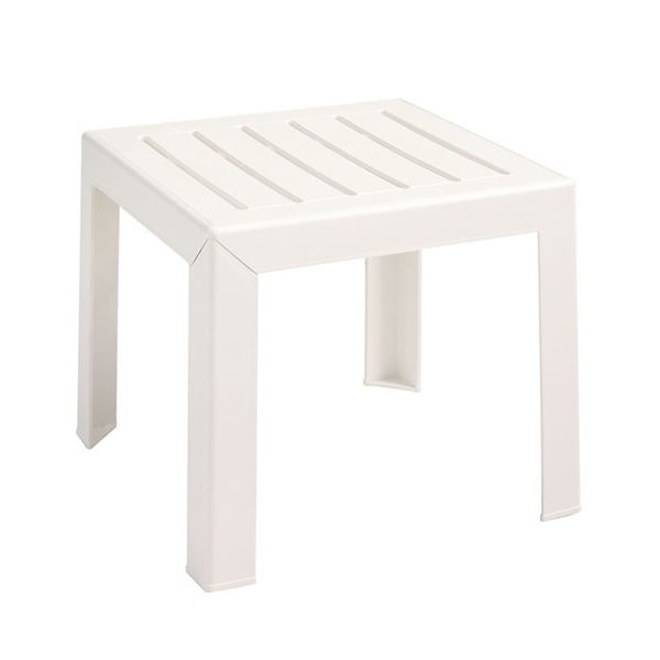 Picture of Grosfillex Bahia 16' x 16' Low Table In White Pack Of 1