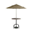 Picture of Grosfillex Windmaster 9 Ft. Fiberglass Umbrella with 1 1/2" Aluminum Pole In Khaki Pack Of 1